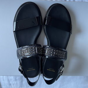 Cole Haan Glossy Black Sandals
